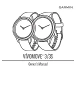 Предварительный просмотр 1 страницы Garmin VIVOMOVE 3/3S Owner'S Manual