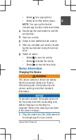 Предварительный просмотр 9 страницы Garmin VIVOMOVE 3 Quick Start Manual