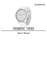 Preview for 1 page of Garmin VIVOMOVE TREND Owner'S Manual