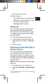 Preview for 24 page of Garmin VIVOSMART HR+ Owner'S Manual