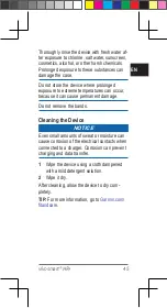 Preview for 46 page of Garmin VIVOSMART HR+ Owner'S Manual