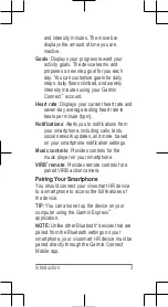 Предварительный просмотр 3 страницы Garmin vívosmart HR Quick Start Manual
