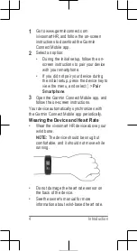 Preview for 4 page of Garmin vívosmart HR Quick Start Manual