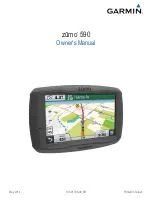 Garmin Z?mo 590 Owner'S Manual предпросмотр