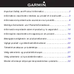 Preview for 1 page of Garmin zumo 390LM Product Information