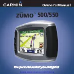 Preview for 1 page of Garmin Zumo 500 Owner'S Manual