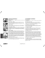 Предварительный просмотр 8 страницы Garneau MISSION II User Manual