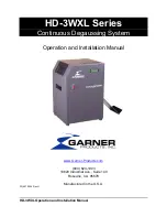 Предварительный просмотр 1 страницы Garner HD-3WXL Series Operation And Installation Manual