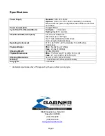 Предварительный просмотр 10 страницы Garner PD-4 Operation Manual