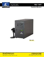 Garner TS-1XT Operator'S Manual предпросмотр