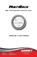 Garnet MULTIRACK 688-D Manual preview