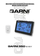 Предварительный просмотр 1 страницы GARNI 550 EASY Instruction Manual