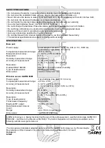 Preview for 9 page of GARNI GARNI610 Precise Instruction Manual