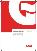 GARO LS4 Wallmounted Assembly Instruction Manual предпросмотр