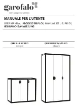 garofalo QBIK BLUE 90/3/RD User Manual предпросмотр