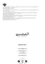 Предварительный просмотр 12 страницы garofalo SCIK BASIC 170/2/PS User Manual