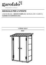 Preview for 1 page of garofalo URBAN 100 2P User Manual