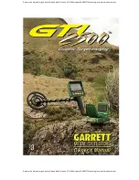 Garrett 400628 Owner'S Manual preview