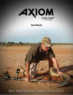Garrett Axiom User Manual preview
