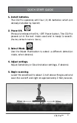 Preview for 6 page of Garrett CSI PRO Instruction Manual