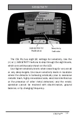 Preview for 16 page of Garrett CSI PRO Instruction Manual