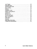 Preview for 4 page of Garrett Graphic Target Profiling 1350 Owner'S Manual