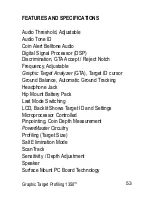 Preview for 53 page of Garrett Graphic Target Profiling 1350 Owner'S Manual