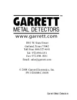 Preview for 56 page of Garrett Graphic Target Profiling 1350 Owner'S Manual