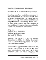 Preview for 91 page of Garrett GTI 2500 Owner'S Manual