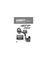 Garrett GTP 1350 Owner'S Manual preview