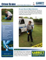 Garrett Investigator G-500 Brochure preview