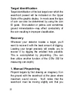 Preview for 22 page of Garrett Metal Detectors GTAx 550 Owner'S Manual