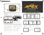 Preview for 1 page of Garrett MULTI-FLEX ACE APEX Quick Start Manual