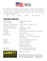 Preview for 5 page of Garrett Pro-pointer II Owner'S Manual