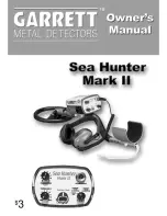 Preview for 1 page of Garrett Sea Hunter Mark II None Owner'S Manual