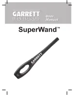 Garrett SuperWAND User Manual preview