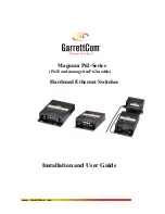 GarrettCom Hardened Ethernet Switches P62F Installation And User Manual preview