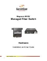 GarrettCom Magnum 6K16V Installation And User Manual preview