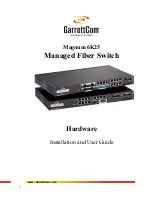 Preview for 1 page of GarrettCom Magnum 6K25 Hardware Installation And User'S Manual