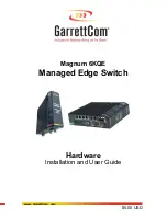 GarrettCom Magnum 6KQE Installation And User Manual предпросмотр