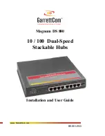 Preview for 1 page of GarrettCom Magnum DS 880 Installation And User Manual