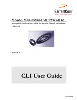 GarrettCom Magnum MNS-6K Cli User'S Manual preview