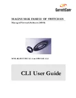 Preview for 1 page of GarrettCom MNS-6K 4.1.4 Cli User'S Manual