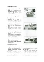 Предварительный просмотр 9 страницы Garrick BS712 Instruction Manual