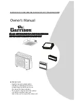 Preview for 1 page of Garrison 3554190 Owner'S Manual