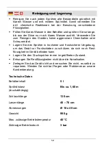 Preview for 16 page of Garten Meister 88 21 61 Original Instruction Manual