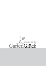 Preview for 16 page of GartenGluck Wonder-Garden Shower Instruction Manual