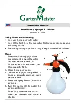 Preview for 4 page of Gartenmeister 82 61 98 Instruction Manual