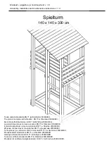 Preview for 1 page of gartenpirat Spielturm Assembly, Installation And Maintenance Instructions