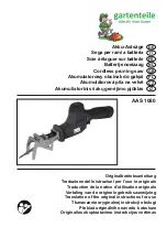 Preview for 1 page of Gartenteile AAS 1080 Translation Of The Original Instructions For Use